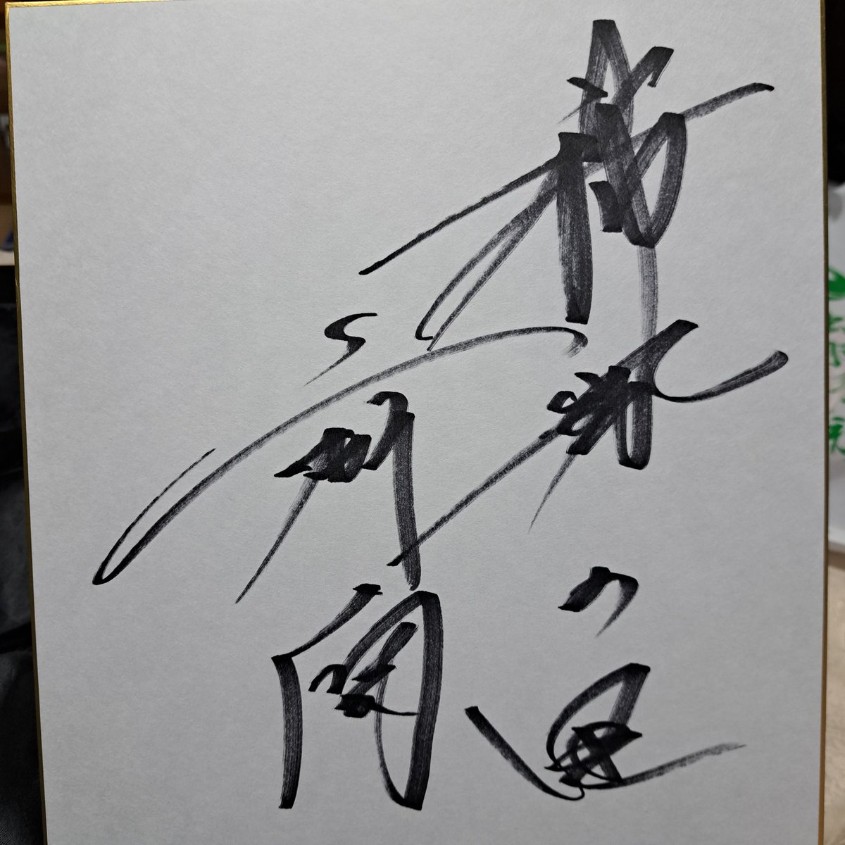 Teirei66's tweet photo. 茨城県立医療大学で第二回二所ノ関部屋町民報告会。抽選で親方、横綱、白熊関と写真撮影&amp;親方の色紙を頂きました。外は小雪が舞っていましたが、会場は熱気に包まれていました。 https://t.co/Q1nybMrcNj