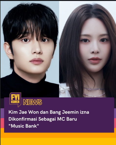 kalimayamalang's tweet photo. Hari ini (06/02), “Music Bank” mengumumkan bahwa aktor Kim Jae Won dan Bang Jeemin dari izna akan menjadi duo MC ke-40 #KpopGeneration #KBFM #RadioKalimaya #RadioSebayaMudaMalangRaya #RadioAnakMuda #RadioDewasaMuda

https://t.co/z8m8KnpqMD https://t.co/veWoJgYz0i