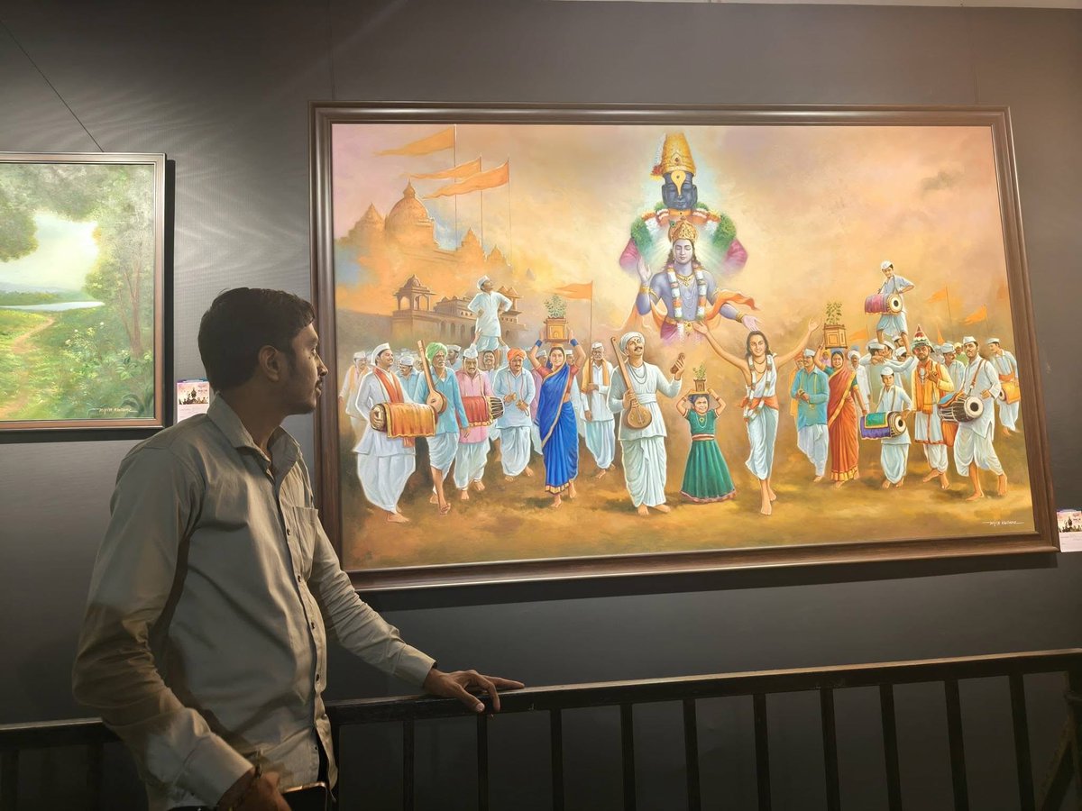 AdlingeMohan's tweet photo. संस्कृती आर्ट फेस्टिवलच्या कलानगरीतून अजित पवार दादांना वाहिलेली मनःपूर्वक आदरांजली 💐🙏

@AjitPawarSpeaks 
@PratapSarnaik @purveshsarnaik https://t.co/OBDPVy8Cpy