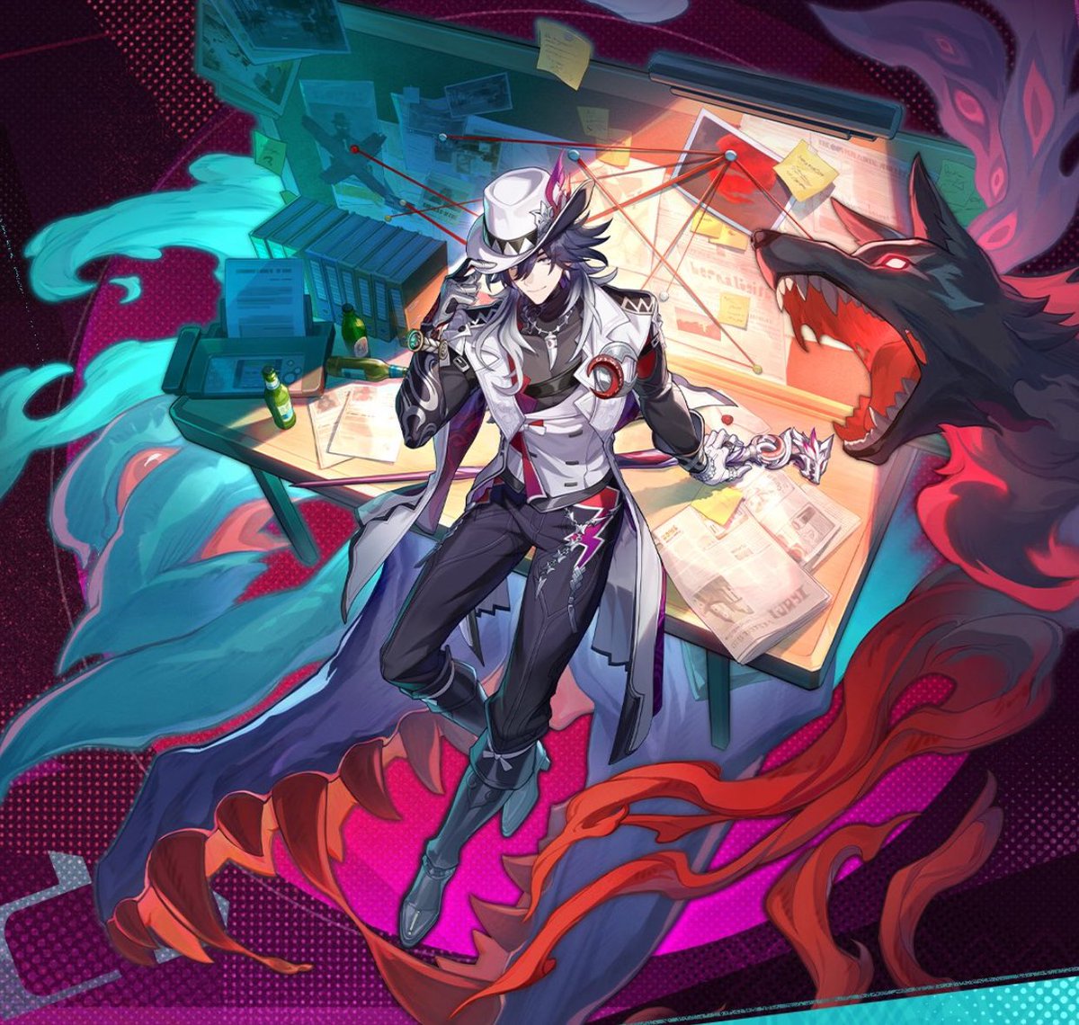 DailyLaMancha's tweet image. Why is his splash colour palette so ouroboros bro…