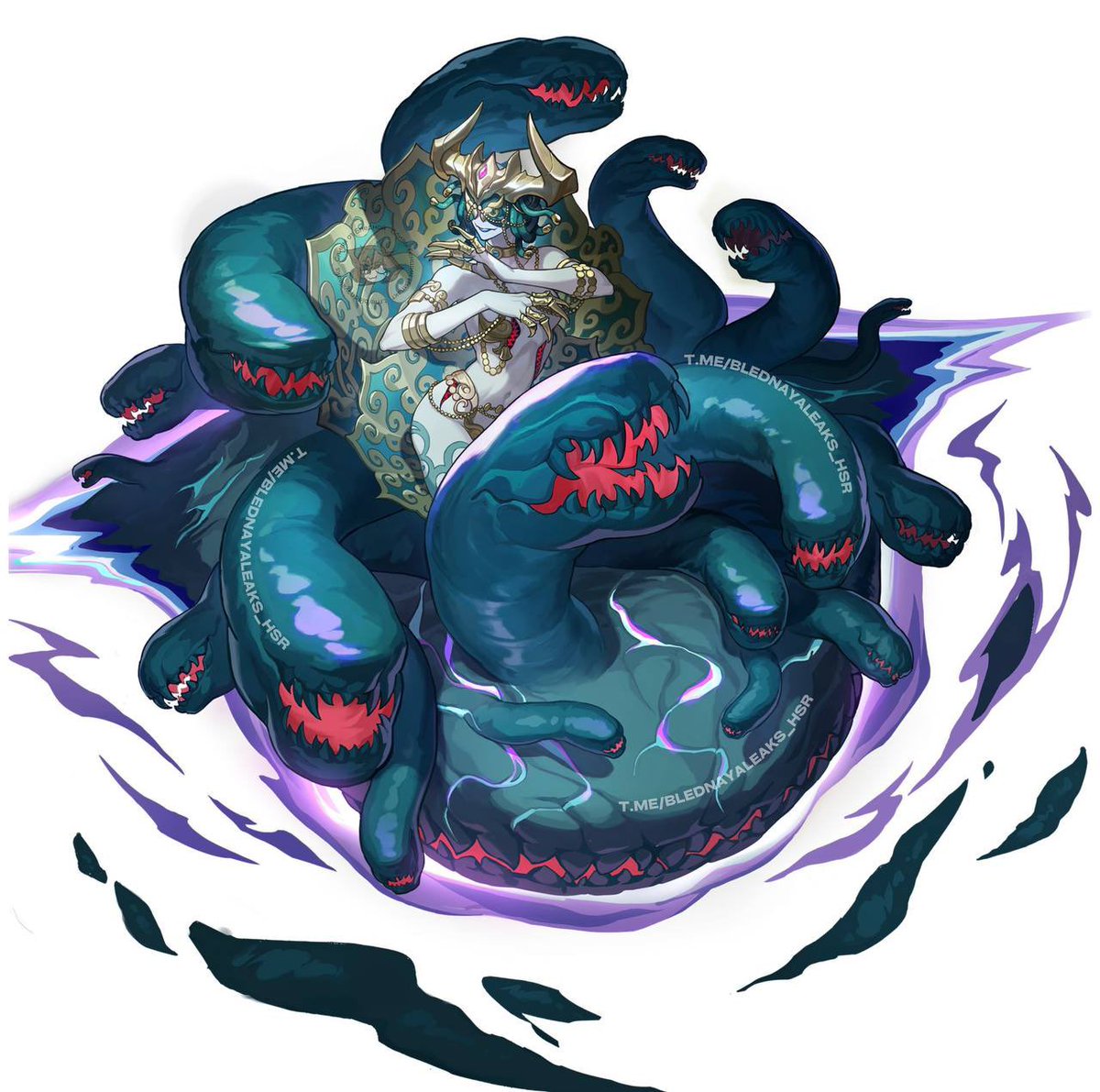 DailyLaMancha's tweet image. Why is his splash colour palette so ouroboros bro…