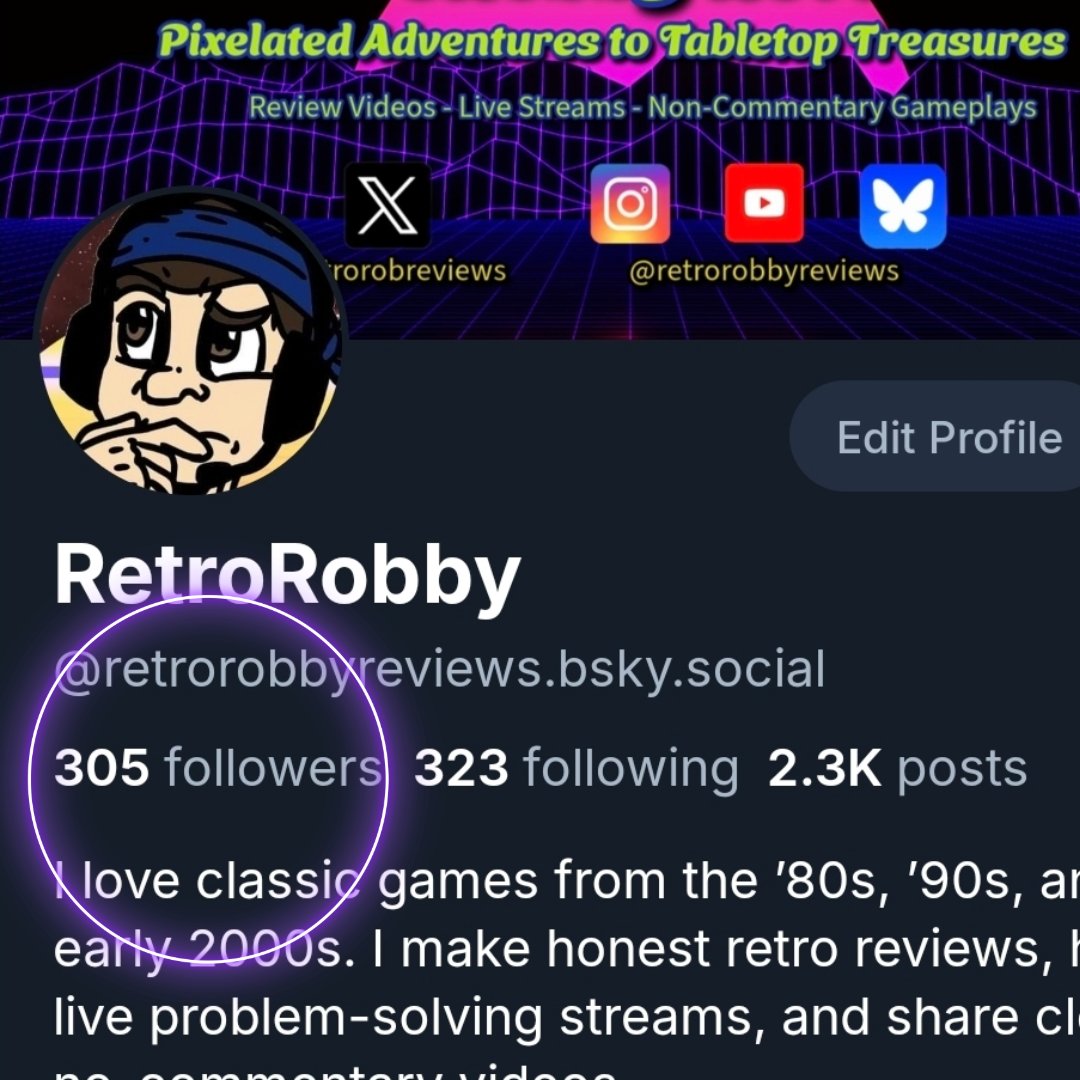 retrorobreviews's tweet image. I didnt realize that I surpassed #300followers on #BlueskySocial and while its not as many followers on #twitterx its still nice #milestone on there. #retrorobbyreviews