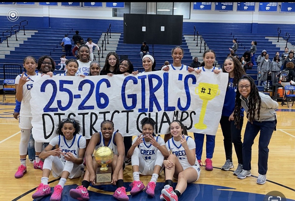 Your 2025-2026,  17-6A District Champs!! Proud is a complete understatement❤️ 
<a href="/CyCreekAthletic/">Cy Creek Athletics</a> <a href="/CyCreekBooster/">CyCreekBooster</a>