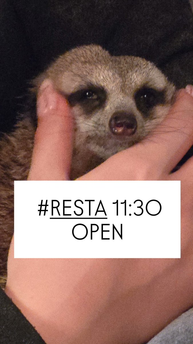 #RESTA 11:30 -  ̗̀ 𝙊𝙋𝙀𝙉 .ᐟ.ᐟ   ̖́-
昨日は早めクローズでご迷惑おかけしました💦

土日は寒さがきびしくのんびり営業かと思われますのでぜひご来店いただければ嬉しいです⛄️✨