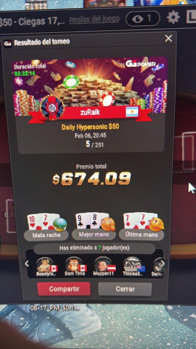 Buena sesion ! 

HU vs <a href="/abarone68/">Aaron Barone</a>  , gg bro !! 👏🏻👏🏻