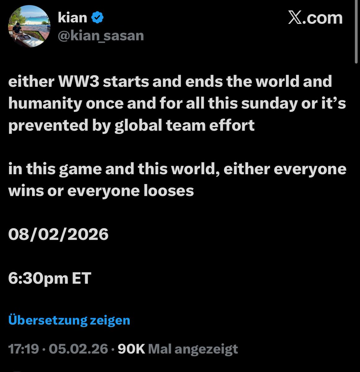 adrificialjohn's tweet photo. GM Friends.
Noch 10 Tage muss ich euch sagen… ICH BIN BULLISH. 🔥🔥🔥🔥
(Auch wenn laut #HOSS am Sonntag die Welt untergeht 🌎 - schade eigentlich. Aber wenns wieder nur Bulls**t ist, stand der Mond halt schon wieder schlecht - lets see)
Wenn wir Montag noch leben verlose ich etwas für alle die an unser weiterbestehen geglaubt haben.