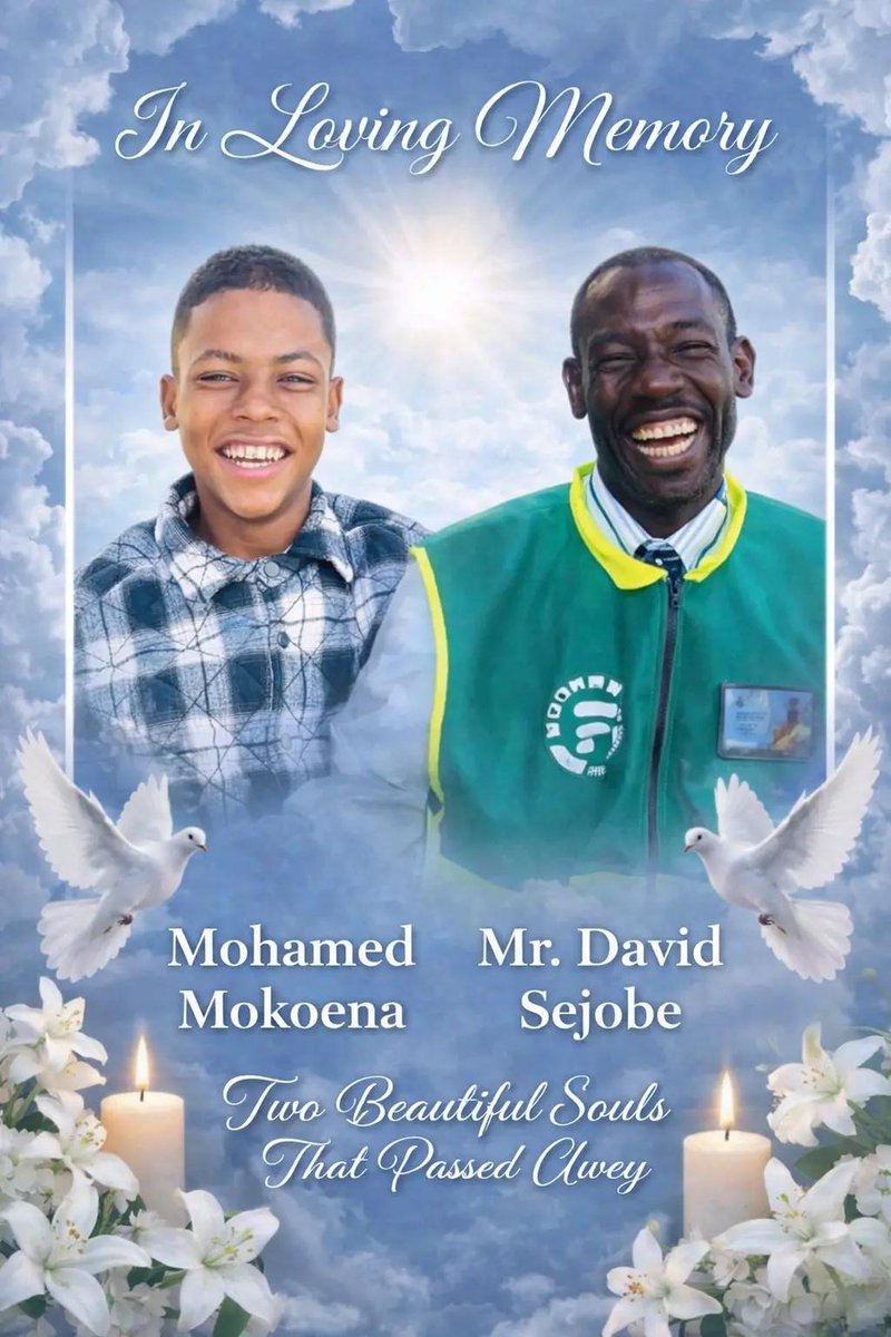 KingMntungwa's tweet image. South Africans are Mourning. 🇿🇦 Ntate David  Sejobe and Mohammed Mokoena Both of them were loved by mzansi because of their beautiful Spirits and humanity. 
Our National  Treasures. 🕯🕊🕯🕊💔🙏🏽 #RIPDavidSejobe #RipMohammed