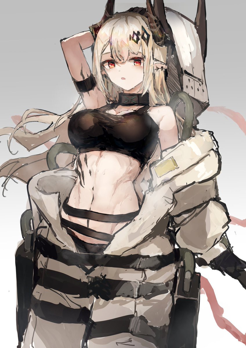 寒いのでお腹再掲しとくかぁ…

#Arknights #アークナイツ #明日方舟