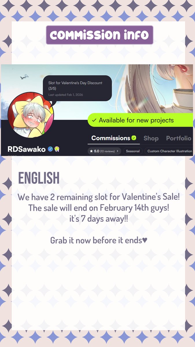Our Vgen Valentine's Sale will ends in February 14th with 2 slots remaining. Grab it fast!!