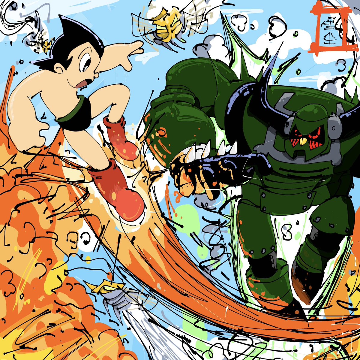 stardust_kart's tweet photo. seeing Astro boy getting a a lot of attention lately https://t.co/jdZgtm4TWW