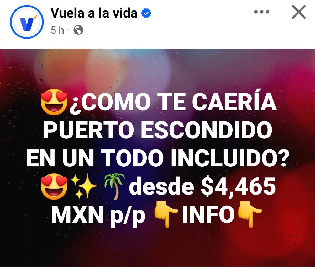 mtzramos's tweet photo. @vuelaalavida decepcionado segui su liga y manda al H. Suites Villasol y me fui con la finta de que es Todo Incluído y pague, sorpresa no es todo incluido marco con ustedes y me dicen que había una opción abajo y que ahí tuve que reservar, no se vale estropear así unas vacaciones https://t.co/JR1hth7dIf
