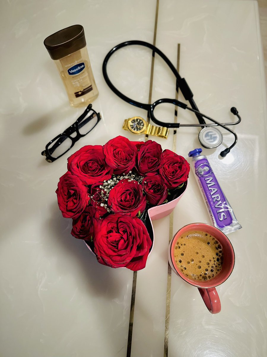 Now haters will say yesterday was Rose Day, he bought the red rose himself.
