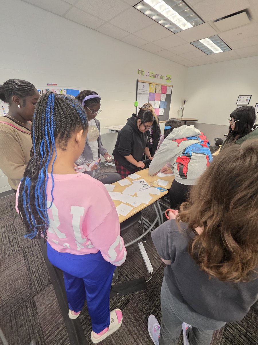 AngelaBarnes09's tweet photo. @BenDavisNGC @BestBuddiesIN chapter members learned about Ruby Bridges and worked together to make a beautiful mural. #inclusion #NGCPRIDE https://t.co/Sg5huvX9zg