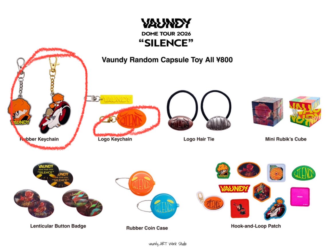 Vaundy カプセルトイ ガチャガチャ 交換 求 : 画像1枚目⭕️ 譲 : 画像