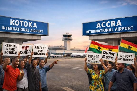 RichGroupEnter1's tweet photo. #OOBAKƐ🤝

The System Is Working: Finally, #Kotoka_Internationa_Airport has been Renamed, Signed &amp; Sealed as #Accra_International_Airport.✈️
If u like, When u also come to power, just try changing #LA_TRADE_FARE to ur Surnames. There, you wil see say; Gamɛi Ashikpoŋ, Gamɛi Anɔni. https://t.co/0PHKzCBKcV