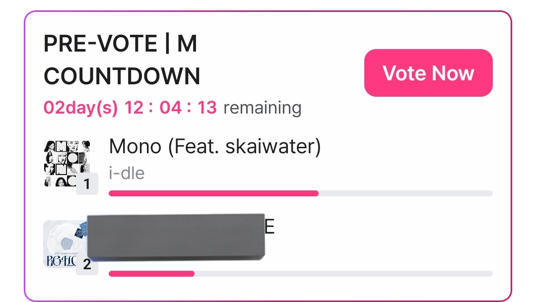neverlands are you voting? the gap is shrinking and we need a big gap to secure full points, don't give up yet and keep going