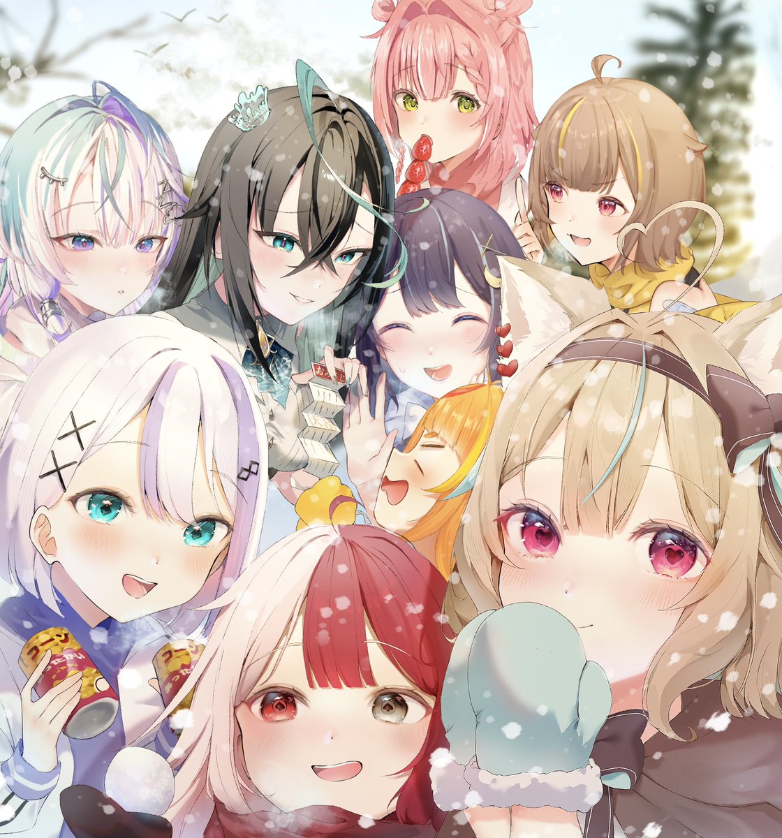 「ミリプロ色に染まる冬❄️⛄️」
 #ミリ創作    #ミリプロ