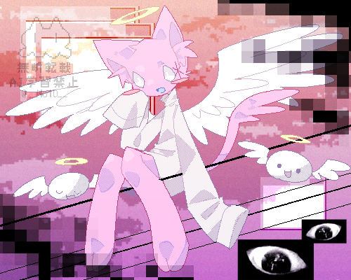 __No10__'s tweet photo. @xxx 

꒰ঌ┈┈┈┈┈┈┈┈┈໒꒱
   Angel Shii-chan🌙*.｡
꒰ঌ┈┈┈┈┈┈┈┈┈໒꒱

#AA創作 https://t.co/pn0TOaBTsC