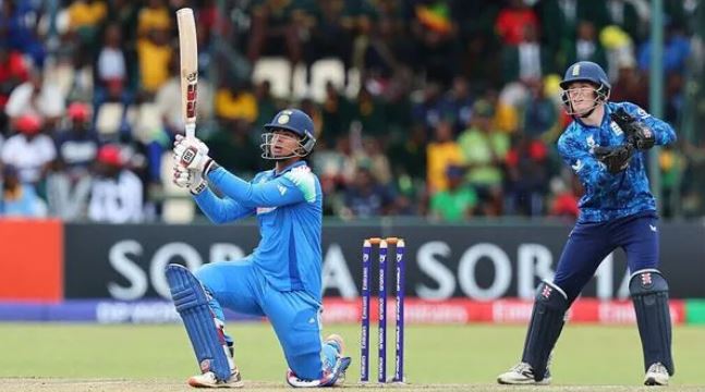 Openthemag's tweet image. It’s Vaibhav’s World (Cup): 14-year old #Sooryavanshi’s record-breaking innings of 175 in the #Under-19WorldCup final hands India their sixth trophy, writes @Iyr_Adi
openthemagazine.com/sports/its-vai…