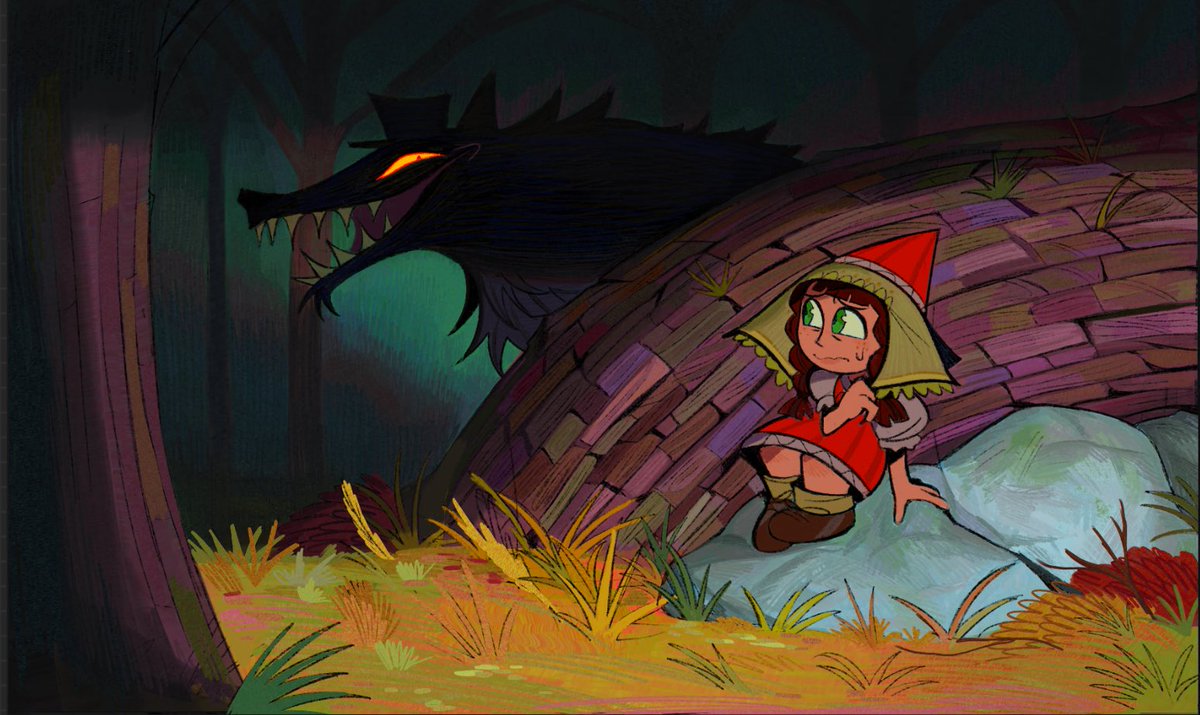 Jojomama38's tweet image. Red riding hood