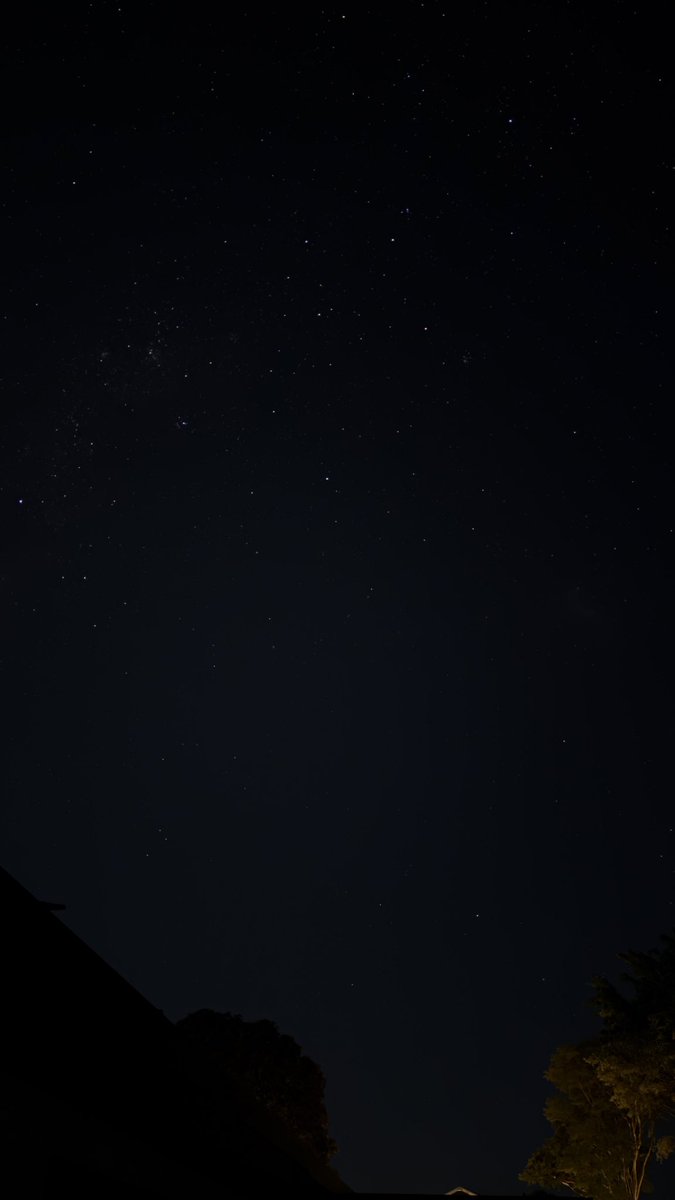 I got locked out of my sister in laws place last night and slept in my car out the front. At least the sky was clear