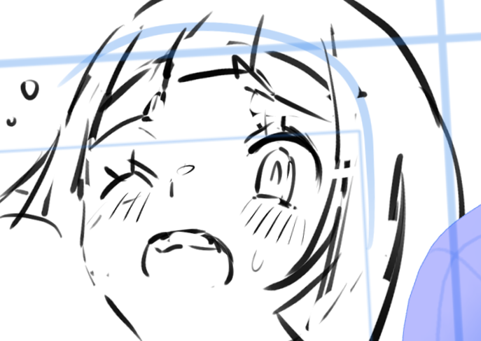 カット数多めなので、次回更新は別の題材で描く予定ですが、次の次以降予定のラフ一部。 