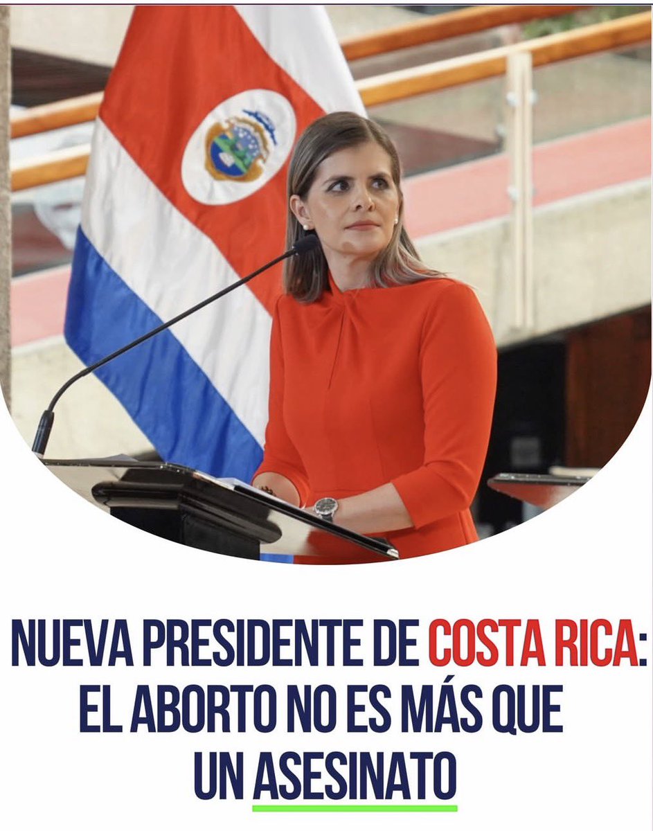Esta mujer la tiene clara. Muy buena elección la de los costarricenses 👏🇨🇷