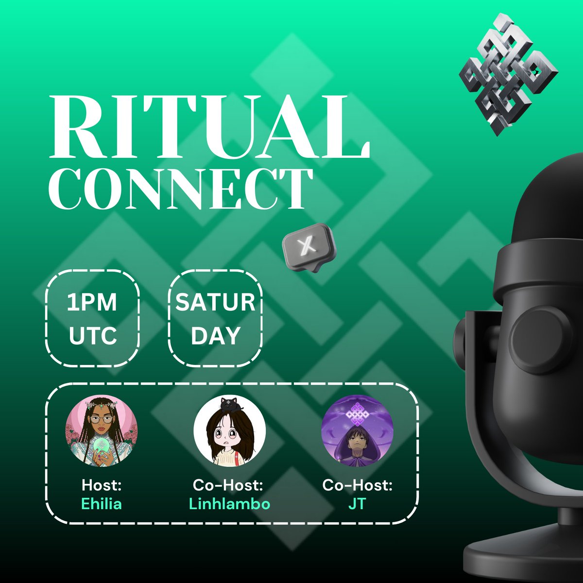Day 79 on <a href="/ritualnet/">Ritual</a> 
     Connection is the ultimate utility. Ritual connect 2.0 is here,the 1.0 was a memorable one. 
Don't let the space start without you, set your alarms, charge your devices.Stop scrolling and start connecting, 
Don't just watch the future happen be part of