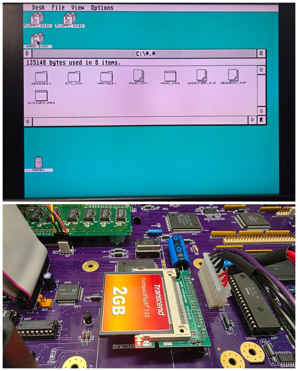 #ReFalcon boots from C: now via IDE. 
🔥👌🏽