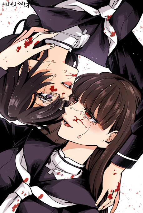 そういえば先日7日であなゆるコミカライズ単行本1、2巻が同時発売して一年が経ちましたね! これまでもこれからも周りの方にはお世話になります…! #あなゆる #あなたの未来を許さない #百合漫画