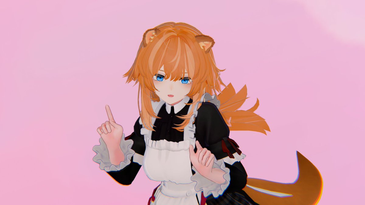 別のミルティナ用に描いた顔面テクスチャ流用したら、ほんのりイケメソ味出てメイドにするにはもったいないミルね 