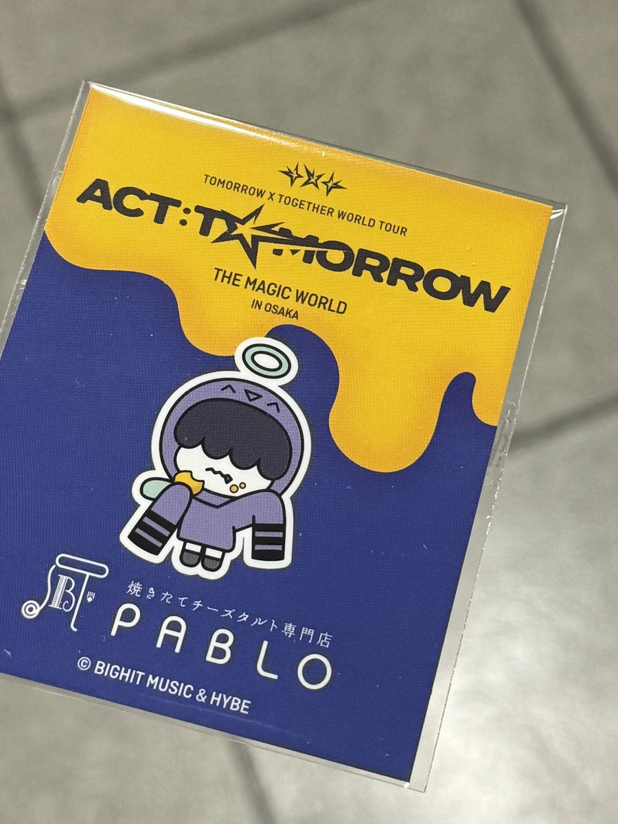 TXT ACT TOMORROW JAPAN 交換 PABLO パブロ チーズケーキ DIY キーチャーム PPULBATU プルバトゥ ステッカー  巾着 【譲】フムニャリン 【求】ファンチュン ダゴニャン バムグッ ＊ALTに詳細あり 2/7,8 本日 明日 京セラ 2/27,28,3/1ソウルコン  >>>名古屋手渡し お気軽にお ... ヨンジュン　巾着　東京　会場　ACT : TOMORROW TXT 3