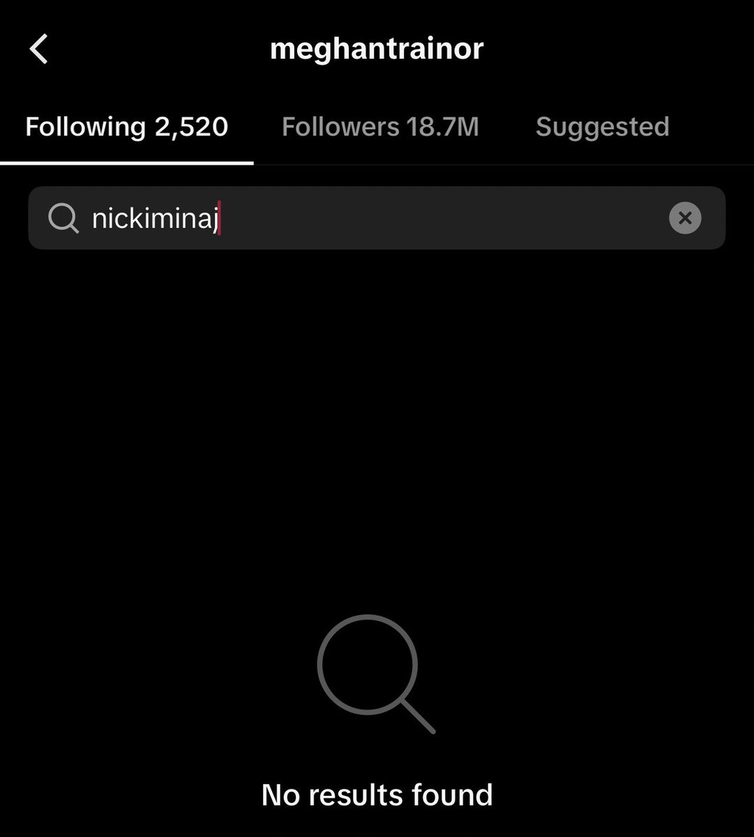 MeghanNews1's tweet photo. .@Meghan_Trainor has unfollowed Nicki Minaj on TikTok due to recent controversy. https://t.co/6tvPDdECcz