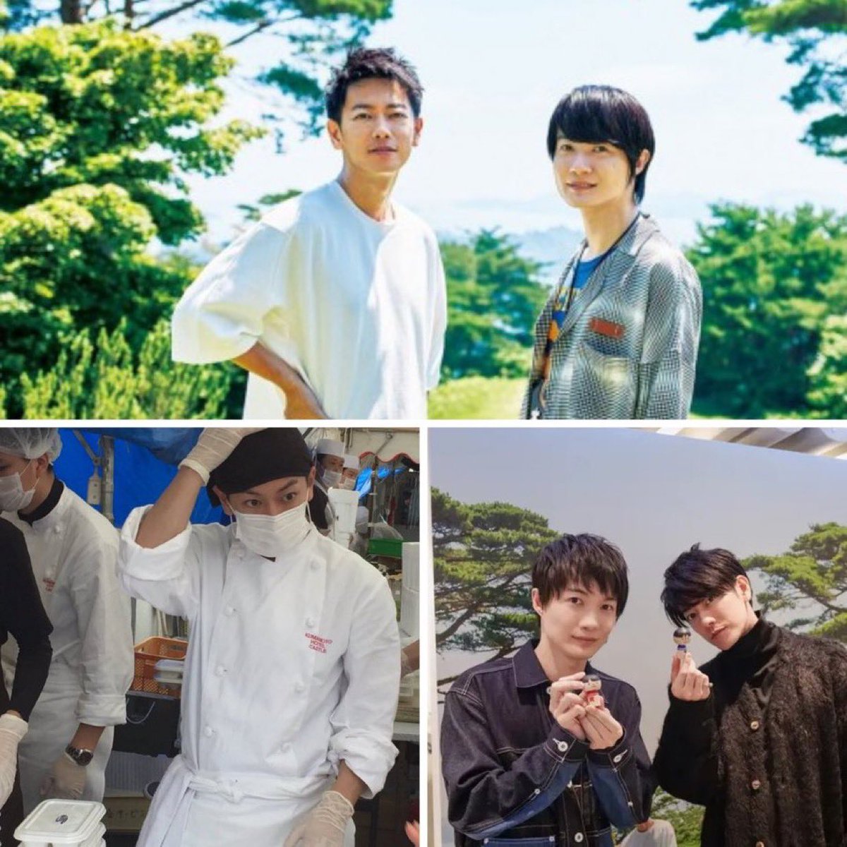 zenryoku_mama's tweet photo. 2011年3月、テレビに映る瓦礫の海を見つめながら、佐藤健は「画面を眺めているだけでは、何も変わらない」と拳を握りしめた。

そして、幼なじみの神木隆之介にすぐ電話をかける。

「俳優だからこそ、できることがある。現地へ行こう」

二人は名も告げず、気仙沼と石巻へ向かった。

泥にまみれて瓦礫を運び、夜は避難所で鍋をかき混ぜる。

そこで感じたのは、被災者の“声にならない思い”だった。

この体験から、役者としての発信力で思いを届ける使命感と、震災を決して風化させないという誓いが生まれる。

その決意から10年後、二人は再び宮城を訪れ、写真と言葉で記憶をつなぐ共著『みやぎから、』を発行した。

写真展や「仙台謎解きウォーク」を開催し、印税と入場料あわせて約700万円を、ユネスコの「災害こども教育支援」へ寄付。

さらに2025年の能登半島地震では、石川の九谷焼職人と猫柄の豆皿を制作し、売り上げを全額復興基金に充てた。

トークイベントや配信では「知ることが、最初のボランティア」と呼びかけ、ファンクラブ募金や企業コラボを通じて、支援の輪を広げ続けている。