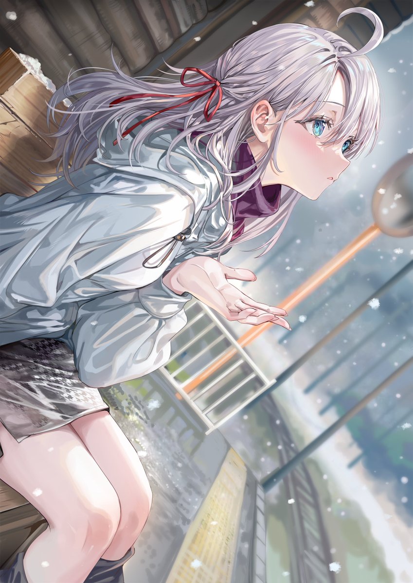 今朝、雪がふっていたので⛄
冬コミ本から