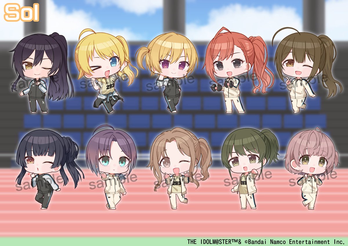 THE IDOLM@STER SHINY COLORS「感謝のコントレイル」MVのSDキャラクターを担当致しました！