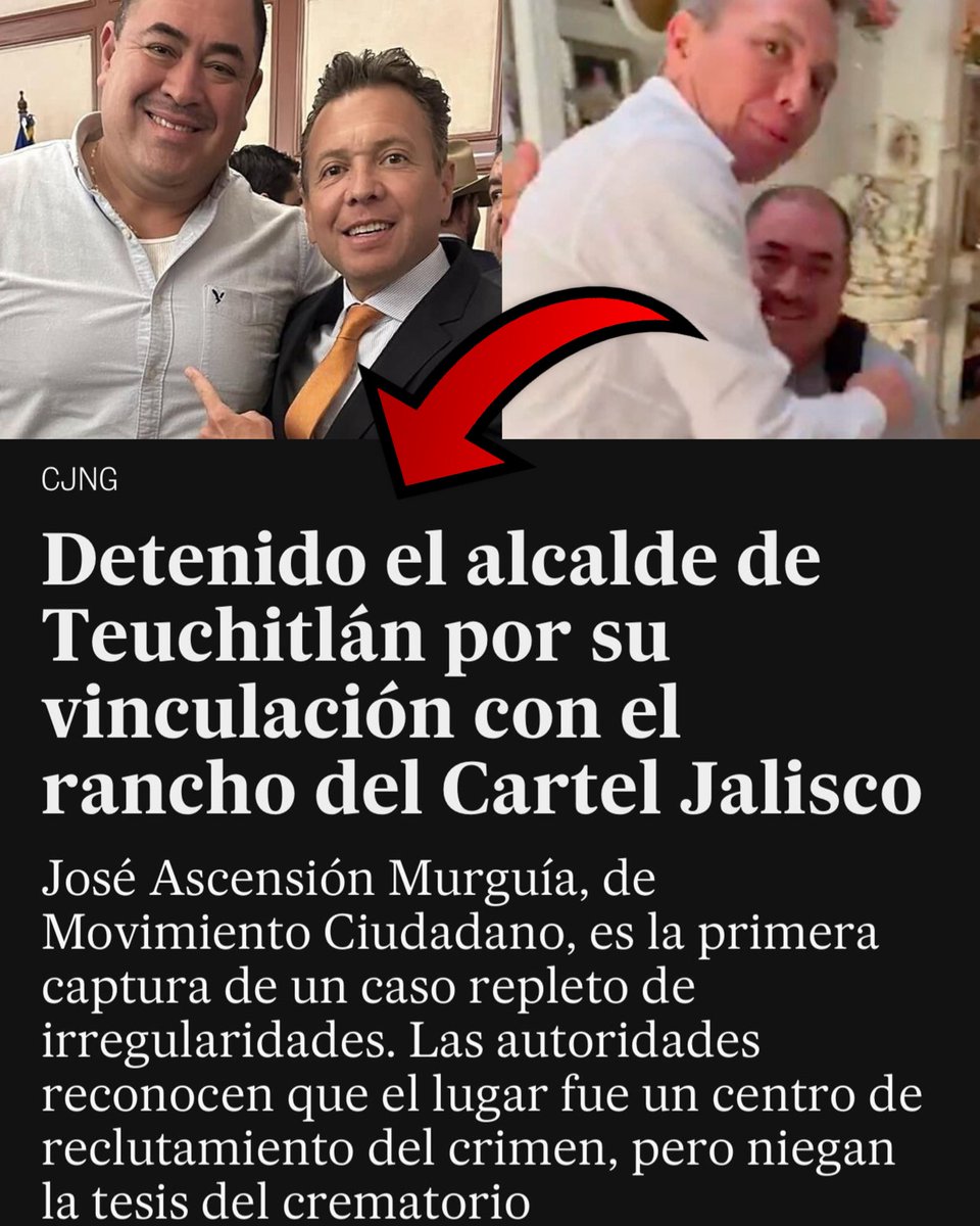 Rocha4T's tweet image. VAYA VAYA 

Oye @PabloLemusN 

¿Ya se te olvidó que el alcalde de Teuchitlán está en la cárcel por el caso del rancho Izaguirre, y fue por la acción de la FGR?

Eres de memoria corta y de doble moral, igual a todos los prianistas que olvidan al narquillo Genaro García Luna