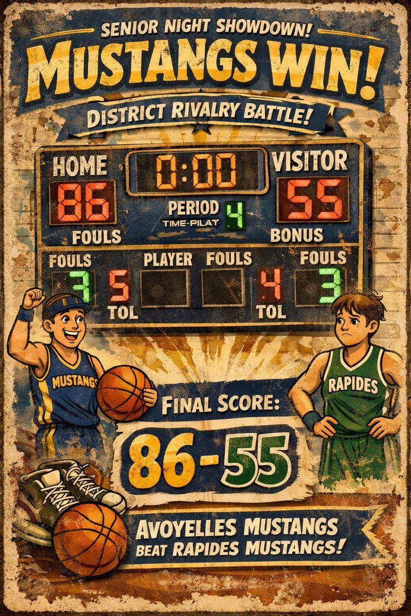 Avoyelles Mustangs Athletics tweet media