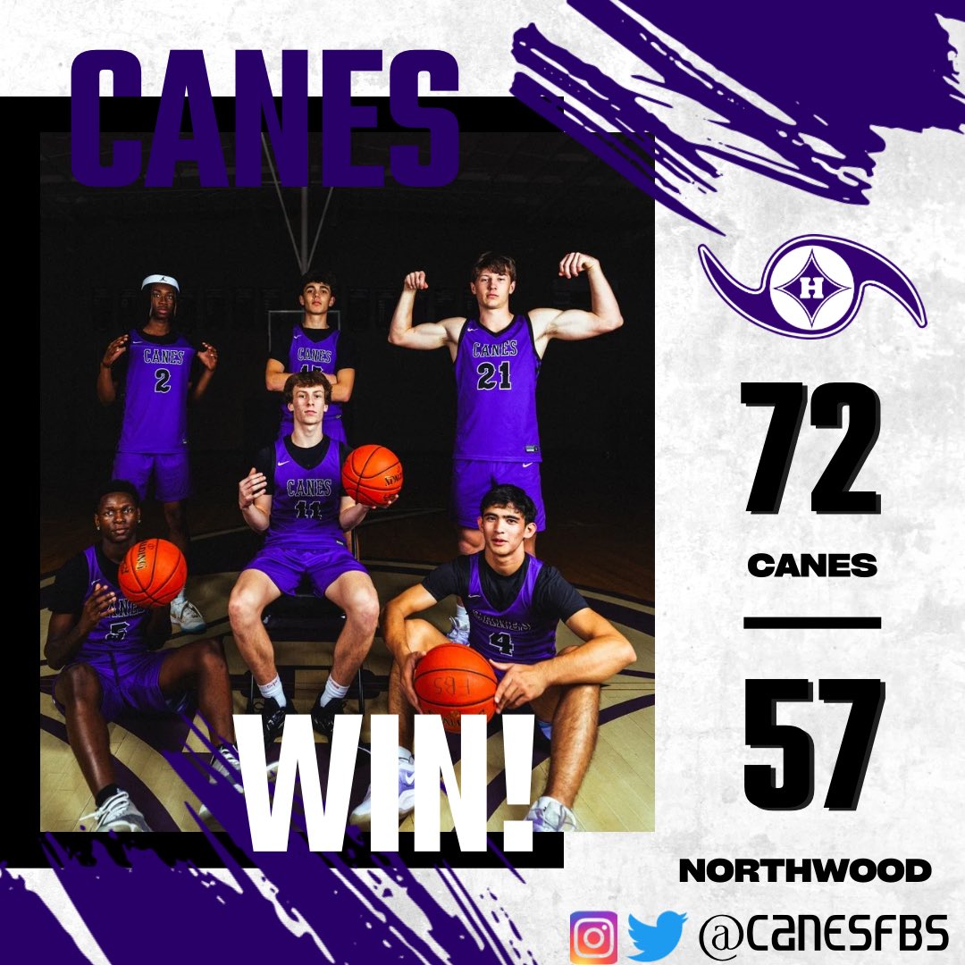 CanesFBS's tweet photo. Canes Boys 🏀 picks up the win on Senior Night! #WeAreFB https://t.co/pYRbgqjnrX