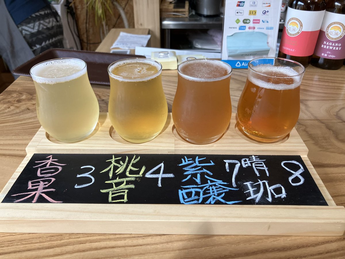 amearare288's tweet photo. 長野ブルワリーさんにお邪魔してます🍺
クラビーが旨い😋 https://t.co/Tw4Lae0sIr