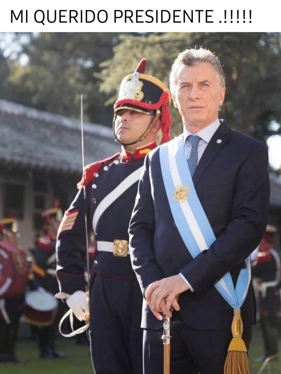 ✍️Mí ÚNICO PRESIDENTE 
✍️Mí ÚNICO LÍDER 
<a href="/mauriciomacri/">Mauricio Macri</a>