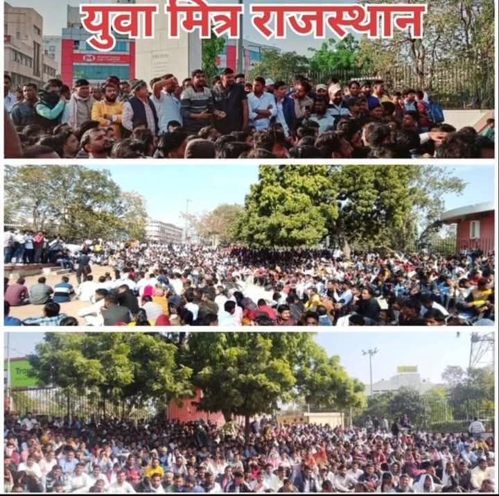युवा मित्रों की बहाली को लेकर 9 फरवरी को भरतपुर में होगा ‘हल्ला बोल’ आंदोलन।
लगभग 5000 युवा मित्रों के रोजगार के हक़ की लड़ाई अब निर्णायक मोड़ पर।
आ रहे हैं सीएम साहब आपके ग्रह जिले भरतपुर में। Vkb
<a href="/sanjay_hingwa/">Sanjay Meena Hingwa</a> <a href="/RajCMO/">CMO Rajasthan</a> <a href="/BhajanlalBjp/">Bhajanlal Sharma</a> <a href="/ashokgehlot51/">Ashok Gehlot</a> <a href="/BJP4Rajasthan/">BJP Rajasthan</a> <a href="/RajCMO/">CMO Rajasthan</a>