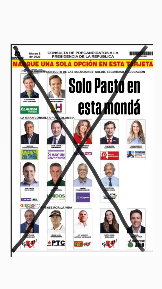 jotajota1380's tweet photo. @Registraduria https://t.co/AAlXUxJuLz