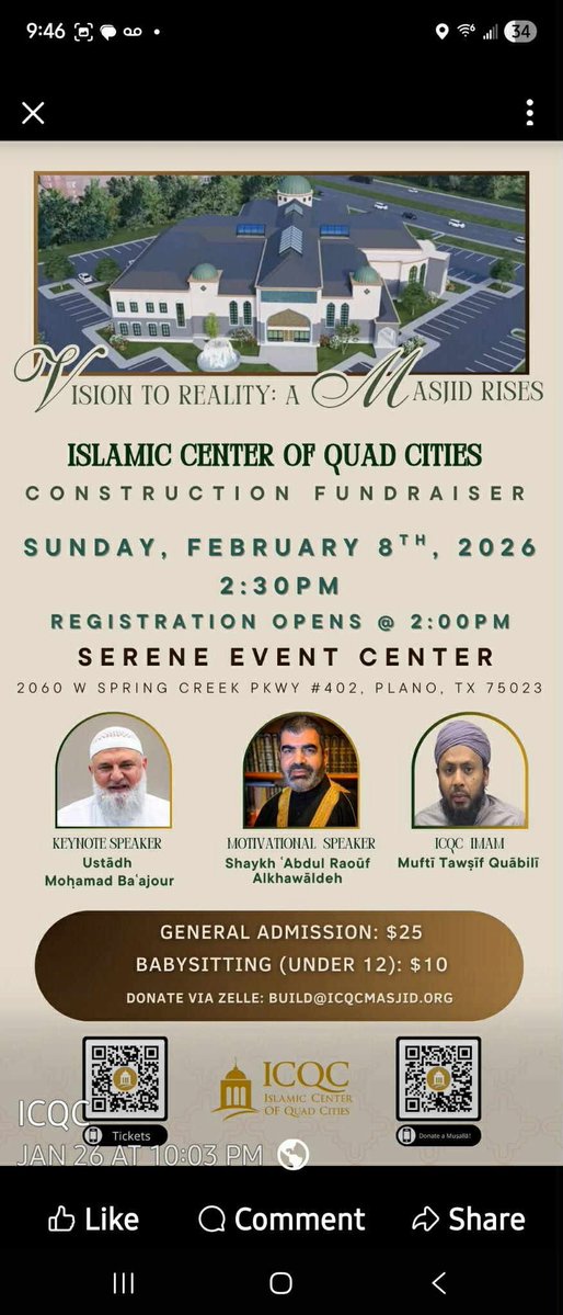 Sorry for all the confusion regarding this upcoming meeting in Frisco about their proposed Mosque. 

Please stay tuned as I continue to gather all of the legitimate details, there’s too many contradicting claims. I spoke to someone who used to be on the Planning and Zoning