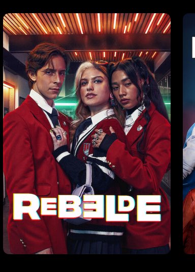 AMORXPONCHO's tweet image. El rebelde que quiero en Netflix // EL QUE ESTÁ
