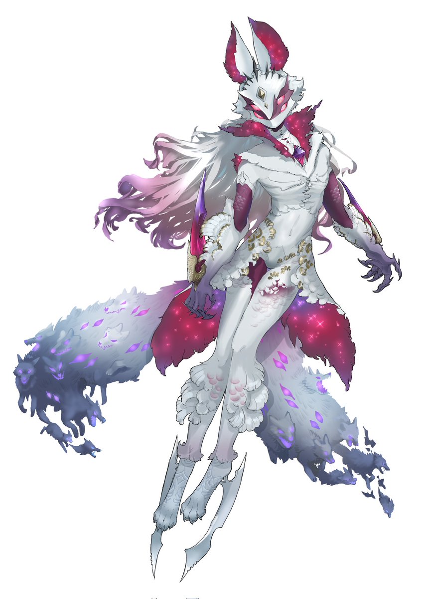 フルボイス百合ノベルゲーム【吸血鬼の花嫁】より、
女王餽（クイーン・ルプス）の
クリーチャーデザイン＆立ち絵/スチールイラストを担当させて頂きました！

ご興味がおありの方は、是非プレイして下さいね！🐉