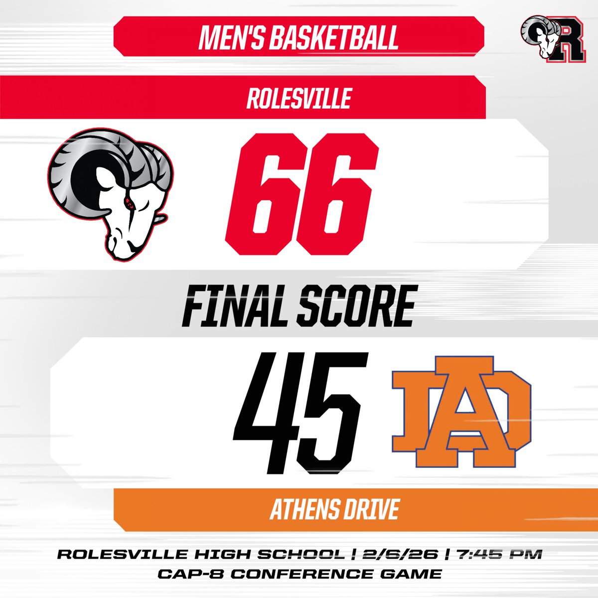 Rolesville Athletics tweet media