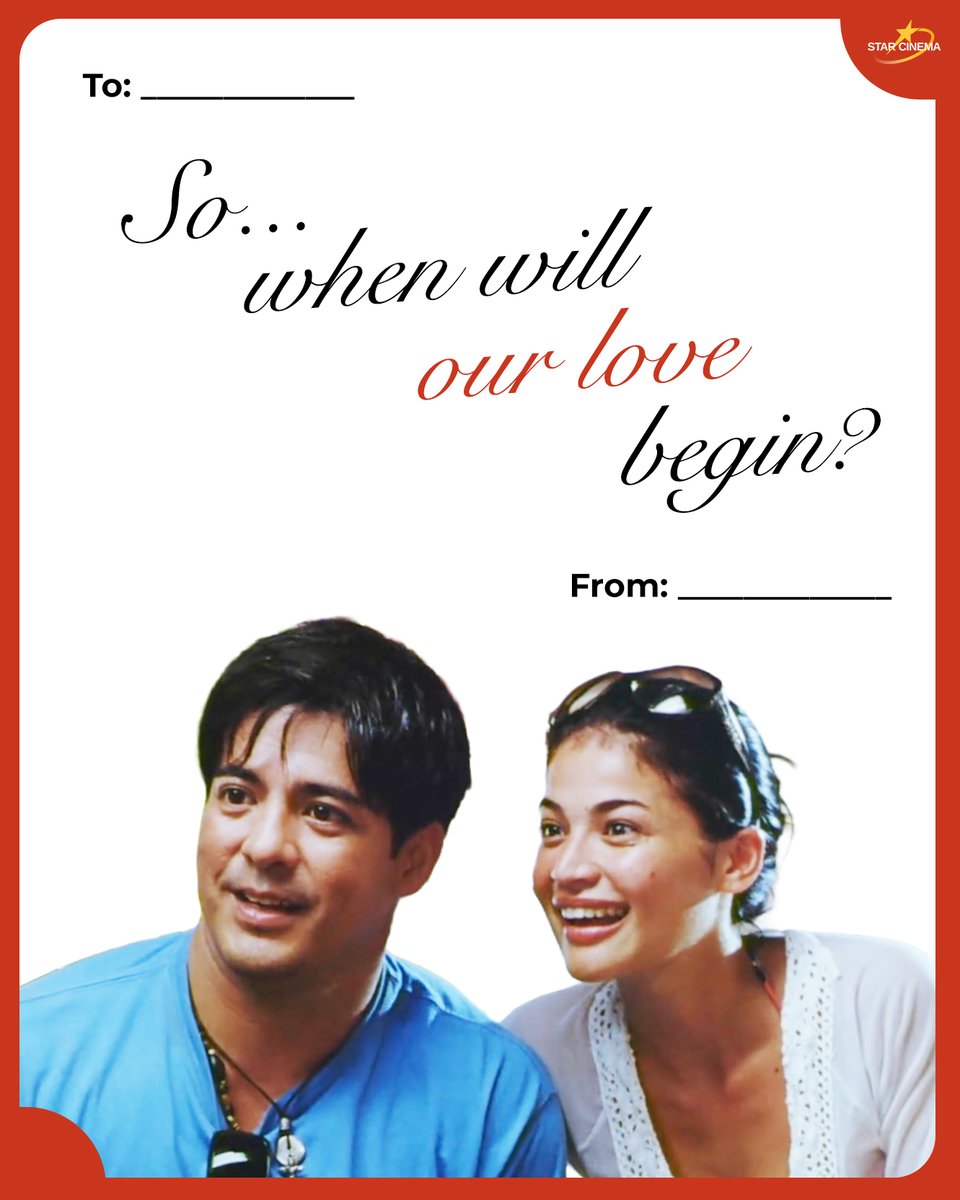 StarCinema's tweet photo. Send this to your crush! 💕 

#HeyBabe #WhenLoveBegins #KayTagalKangHinintay #Got2Believe https://t.co/QJyo5NgGfh