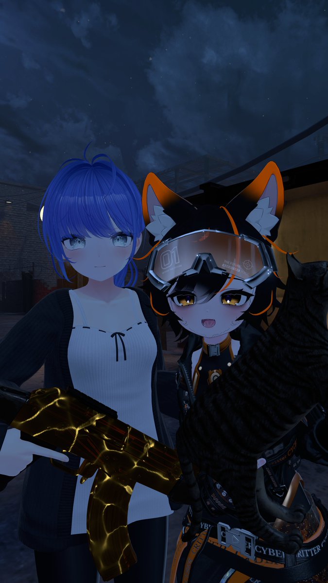 Chased by Zombies but still took time to take a picture on the way lol 
#VRChat