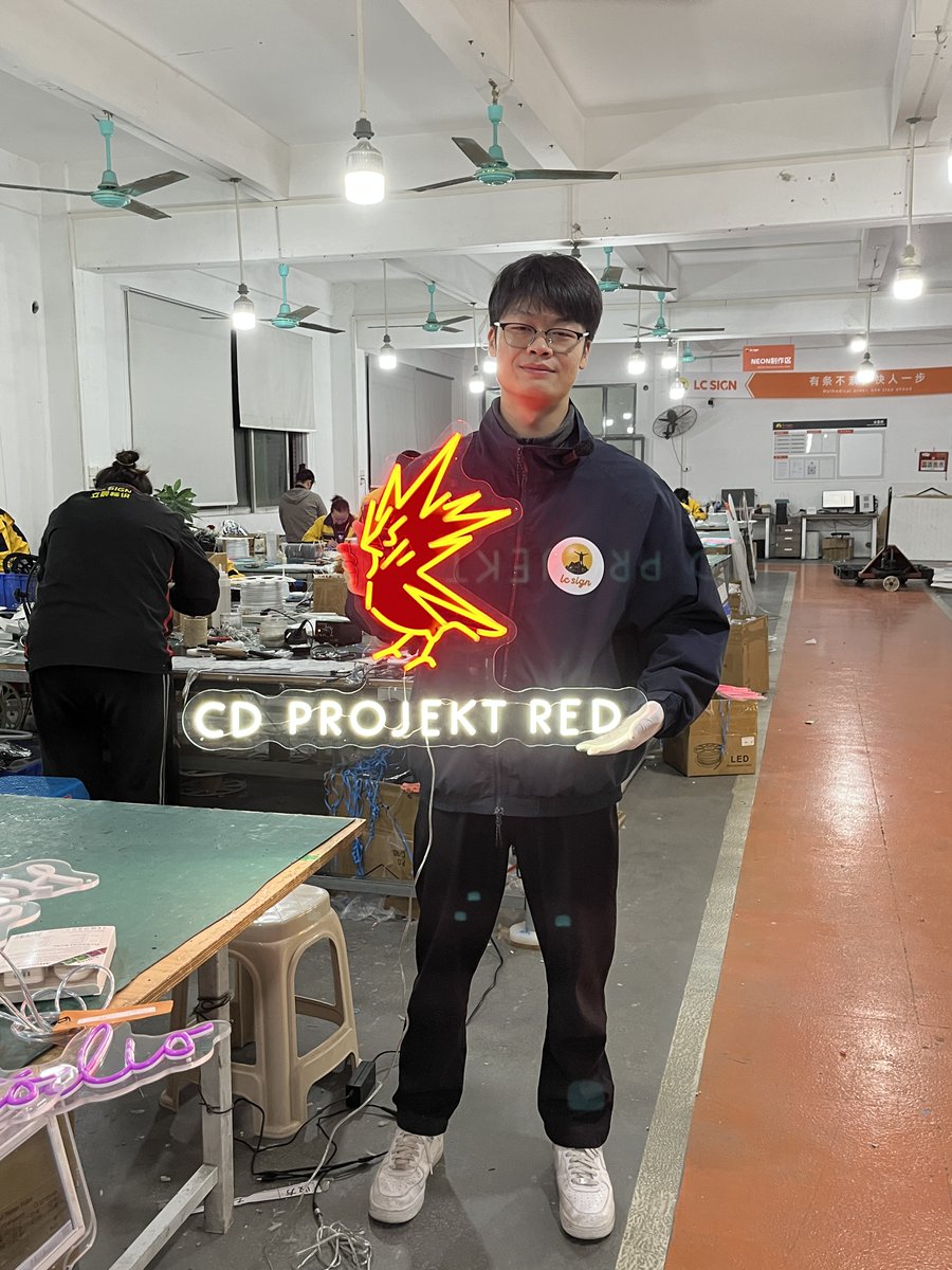 LCSignOfficial's tweet photo. Thanks for collaborating with LC Sign to cutsomize this NeonSign

Feel free to contact us for more details😆

📞WA: https://t.co/NtxSfNQDvi｜📧 tony7@lcsign.com

✨Design yours now: https://t.co/GHuIjs1LU2

#cdprojektred #cyberpunk2077 #lcsign #neonsign #businesssign https://t.co/OMYIPqyu8M